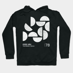 Pere Ubu / Minimalist Graphic Design Fan Artwork Hoodie